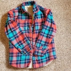Boys size 10/12 Fall Flannel